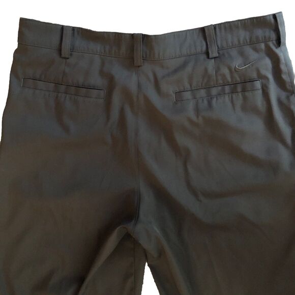 Nike Golf Dri Fit Shorts Mens Size 32 Tour Performance Tech 11" Inseam Charcoal - Picture 5 of 11